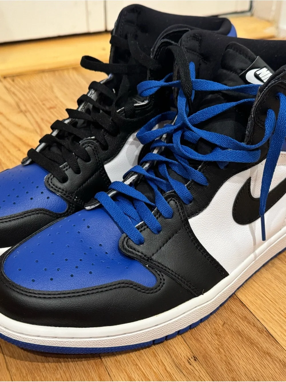 Nike Air Jordan 1 High Royal Blue/Black/White - Men Size 12.5